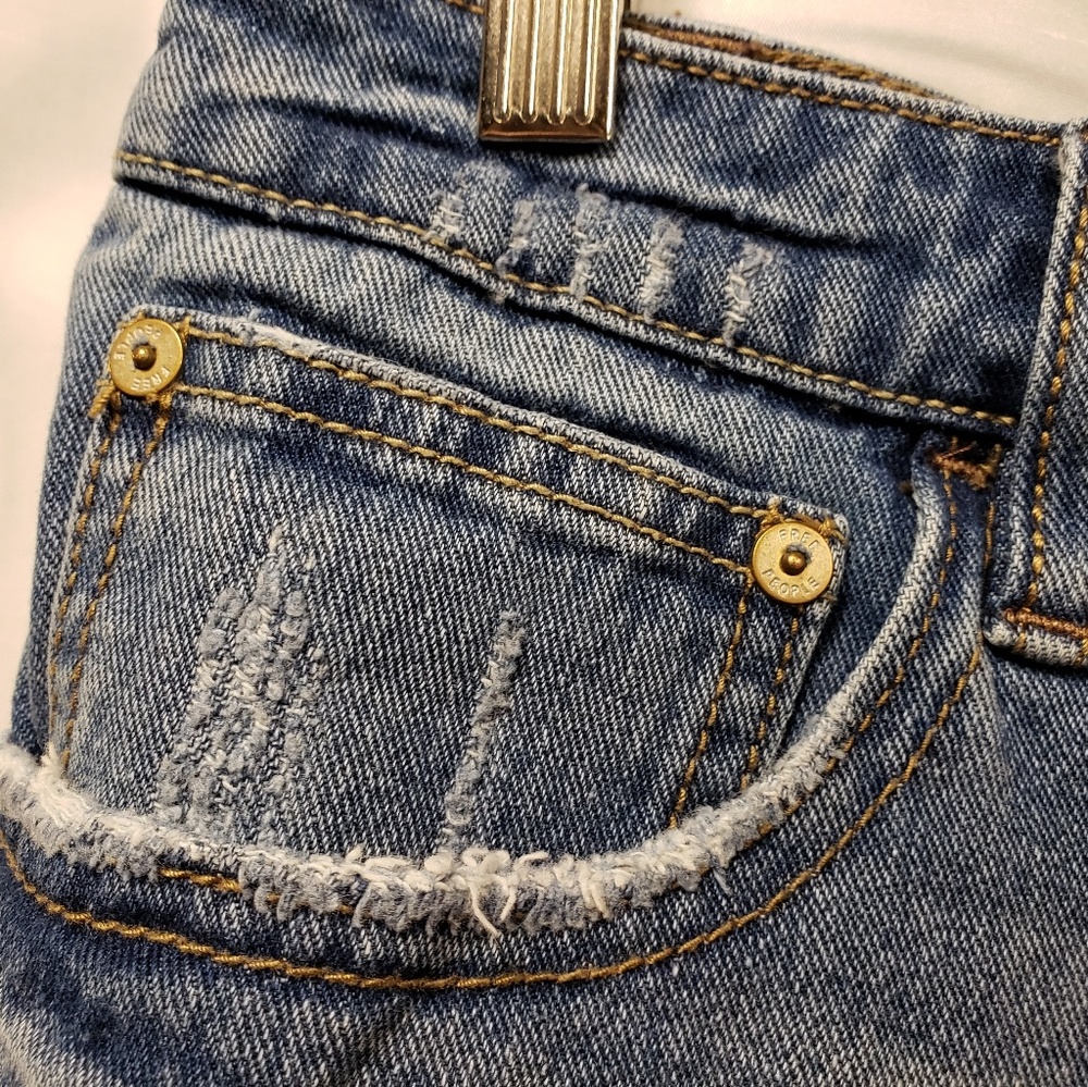 Free People Distressed Short Shorts - Picture 3 of 5